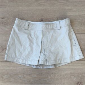 Women's Cream/ Khaki Skirt with Shorts